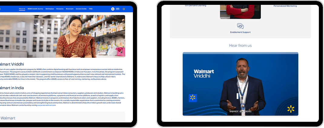 Walmart responsive wide