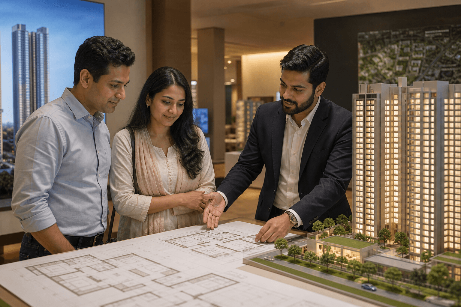 Real estate project confidence and presentation