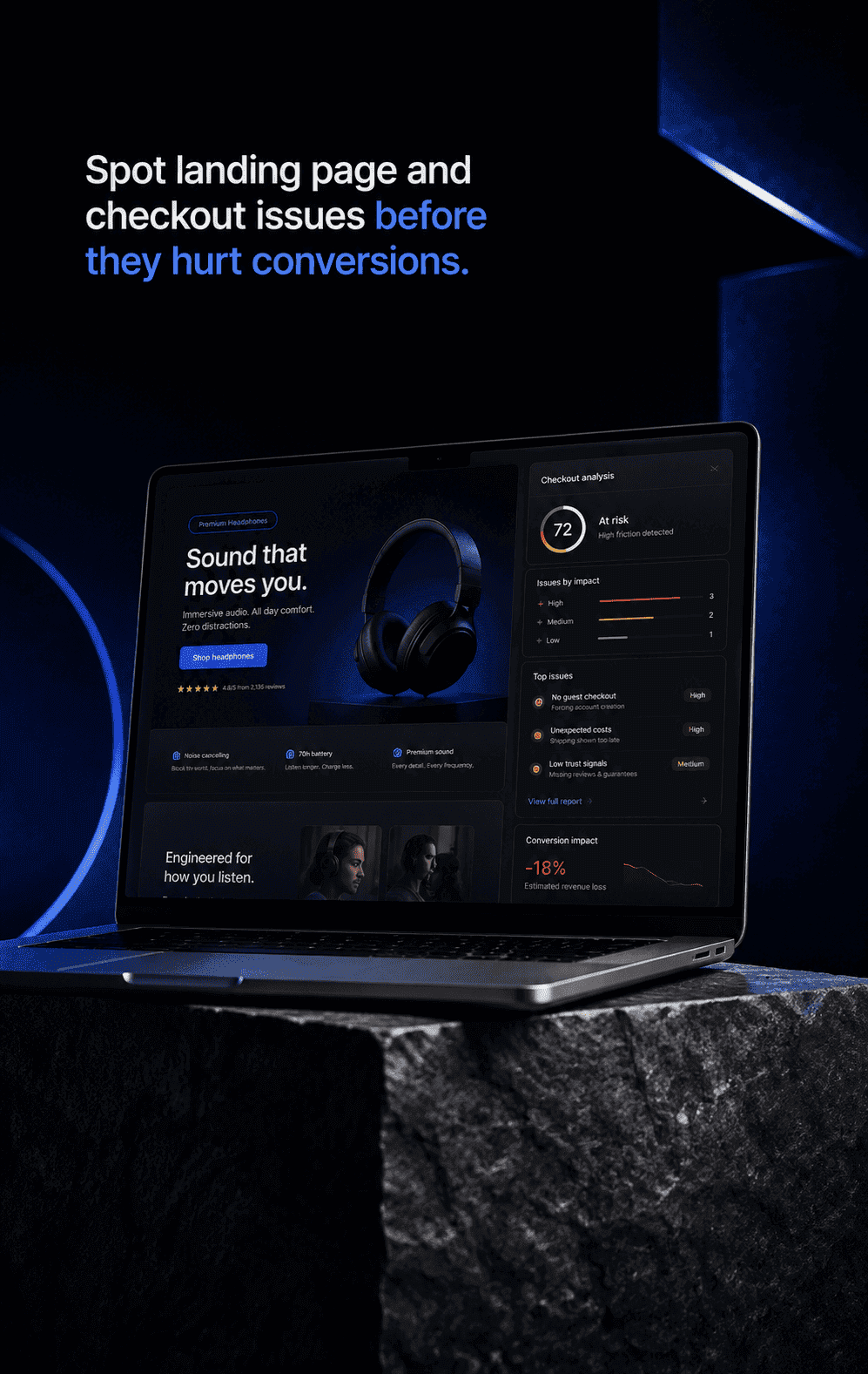 Landing Page & Checkout Diagnostics