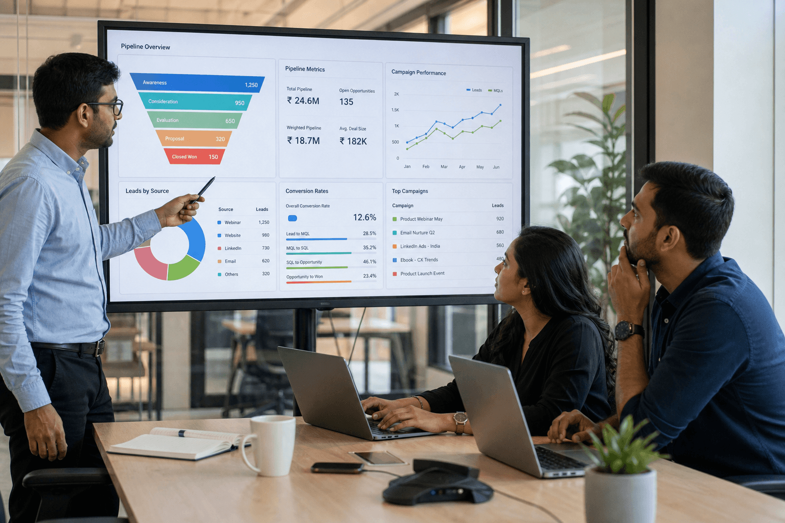 Integrated technology marketing flywheel