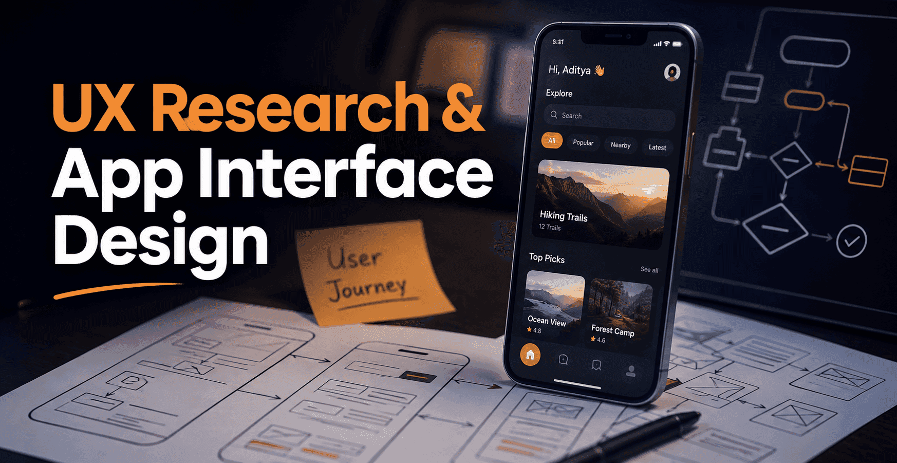UX Research & App Interface Design