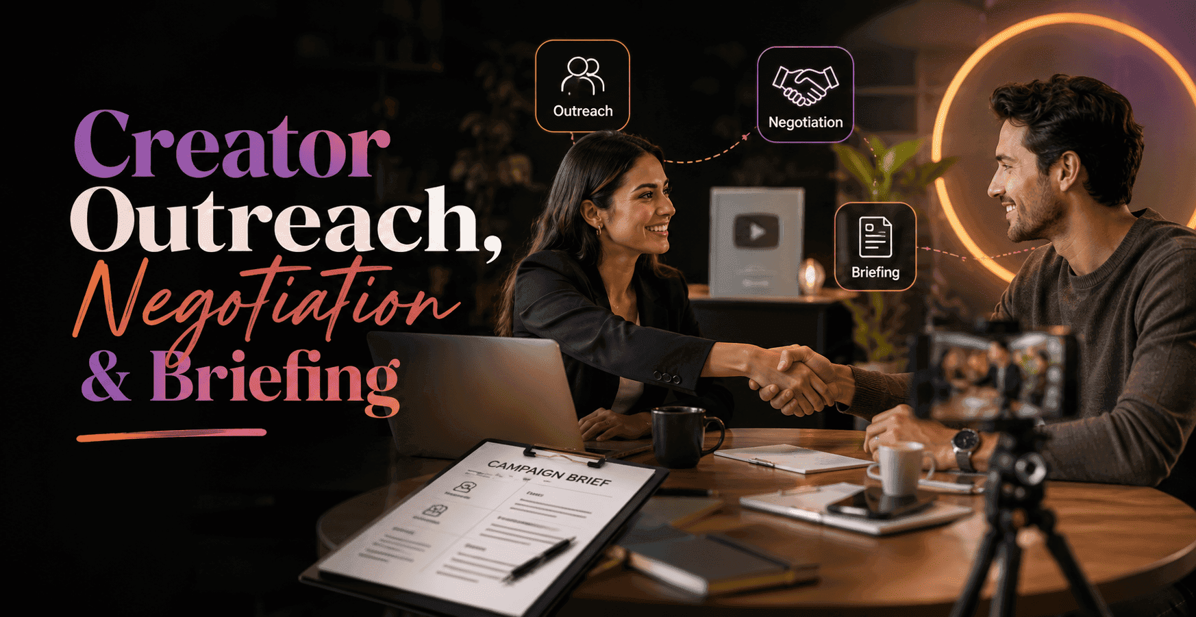 Creator Outreach, Negotiation & Briefing