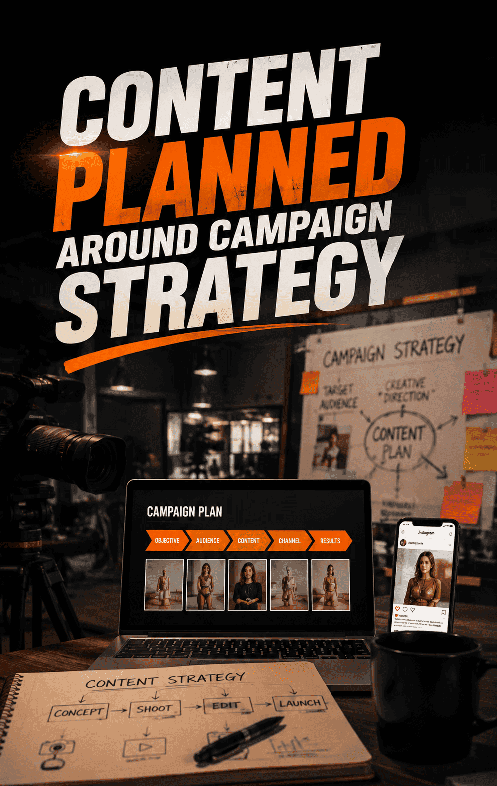 Content Planned Around Campaign Strategy