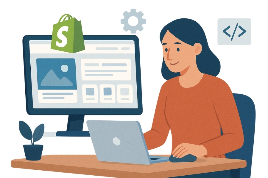 power of shopify website
