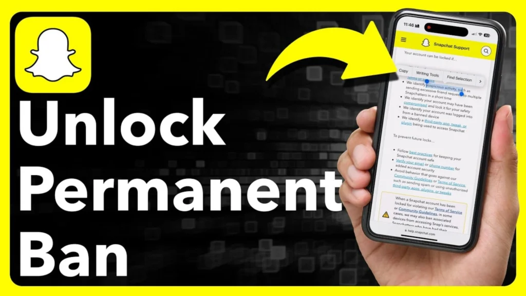 unlock snapchat account